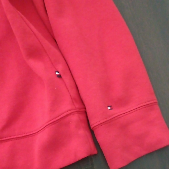 Tommy Hilfiger Red Quarter-Zip Sweater - Picture 8 of 13